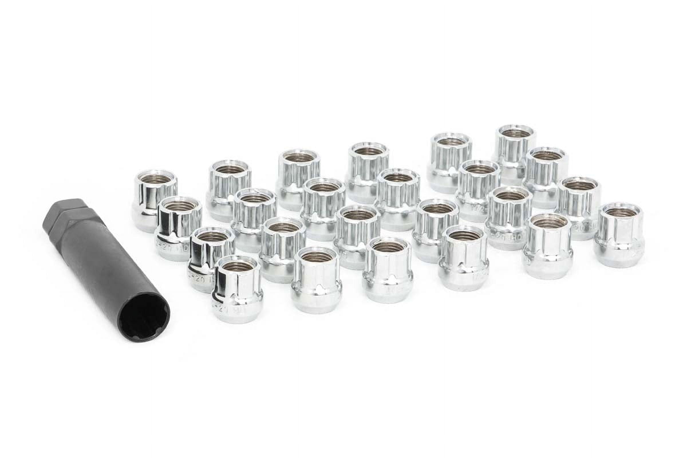 Rough Country Lug Nut Set M14X1.5 | Chrome | Open End | Set of 32 - 141532CHOE