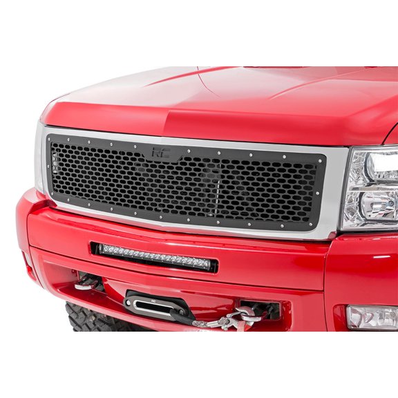 Rough Country Mesh Grille Insert for 2007-2013 Chevy Silverado 1500 - 70194