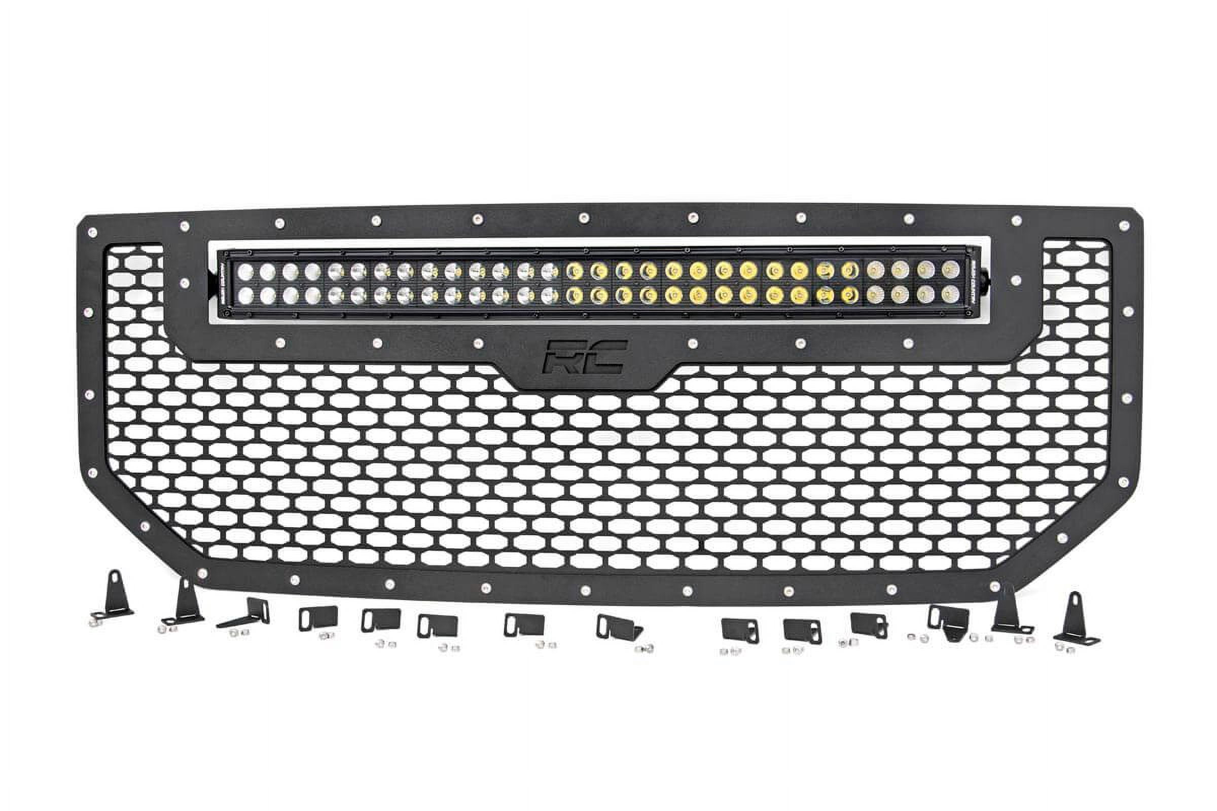 Rough Country Mesh LED Grille Insert for 16-18 GMC Sierra 1500 2WD/4WD - 70158