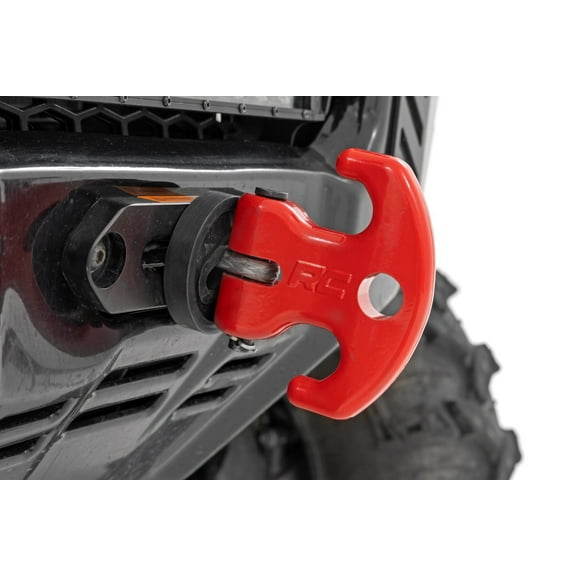 Rough Country Multi-Function UTV Winch Cleat w/Rubber Isolator | Red - RS177R