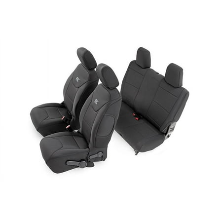 Rough Country Neoprene Seat Covers for 13-18 Jeep Wrangler