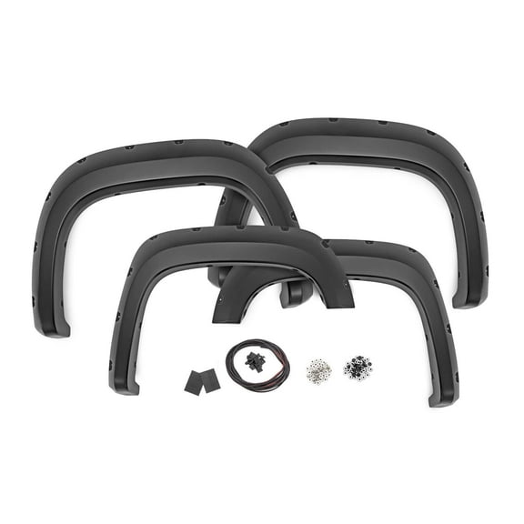 Rough Country Pocket Fender Flares for 07-13 GMC Sierra 1500 | 5'9" - F-G10717