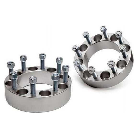 Rough Country RCS1095 2 in. 8 x 6.5 mm Wheel Spacer - Set of 2 Fits select: 2001-2010 CHEVROLET SILVERADO, 2013-2014 RAM 2500