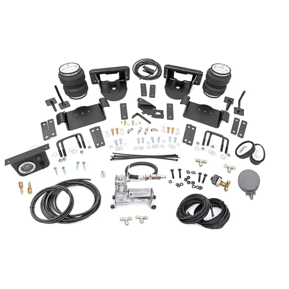 Rough Country Rear Air Spring Kit w/Compressor for 2021-2023 Ford F-150 - 10009C