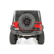 Rough Country Rear Bumper w/Tire Carrier for 2007-2018 Jeep Wrangler JK - 10594A