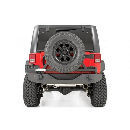 Rough Country Rear Bumper w/Tire Carrier for 2007-2018 Jeep Wrangler JK - 10594A
