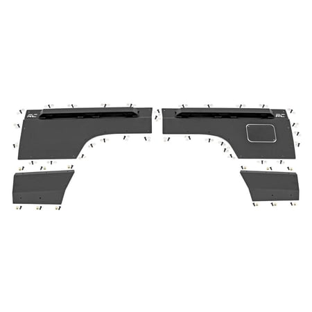 Rough Country Rear Quarter Panel Armor for 1997-2001 Jeep Cherokee XJ - 10579