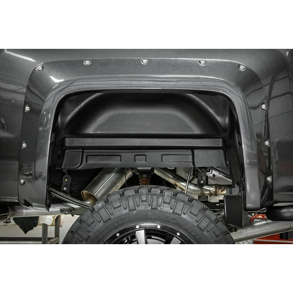 Rough Country Rear Wheel Well Liners for 2014-2018 Chevy Silverado 1500 - 4214