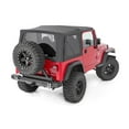 thumbnail image 1 of Rough Country Replacement Black Soft Top for 87-95 Jeep YJ, 1 of 7