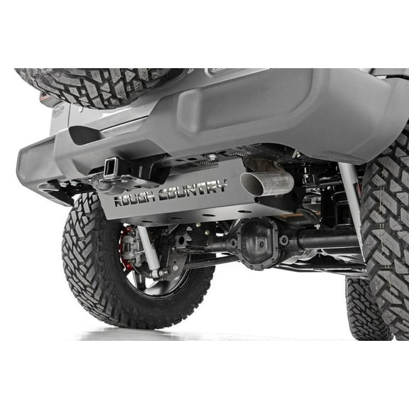 Rough Country Skid Plate Muffler for 2018-2024 Jeep Wrangler JL - 10599