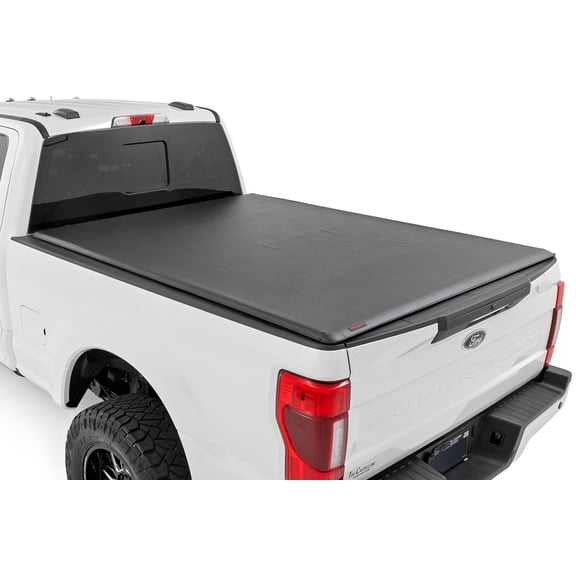Rough Country Soft Roll-Up Bed Cover for 17-25 Ford Super Duty | 6'10 - 42517650