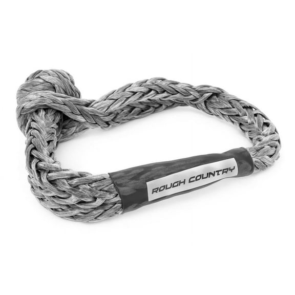 Rough Country Soft Synthetic Shackle Rope | 7/16" | Gray - RS135