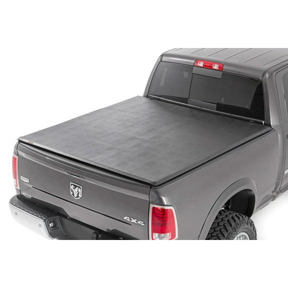 Rough Country Soft Tri-Fold Bed Cover for 09-18 Ram 1500/2500 | 6'4 - 41319640A