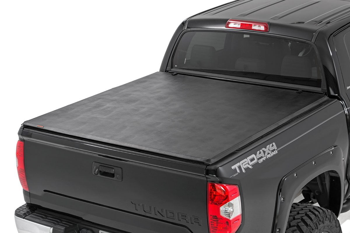 Rough Country Soft Tri-Fold for 2007-2021 Toyota Tundra | 5'7" Bed - 41714551A