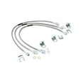 thumbnail image 1 of Rough Country Stainless Brake Lines for 1987-2006 Jeep Wrangler TJ/YJ/XJ - 89715, 1 of 2