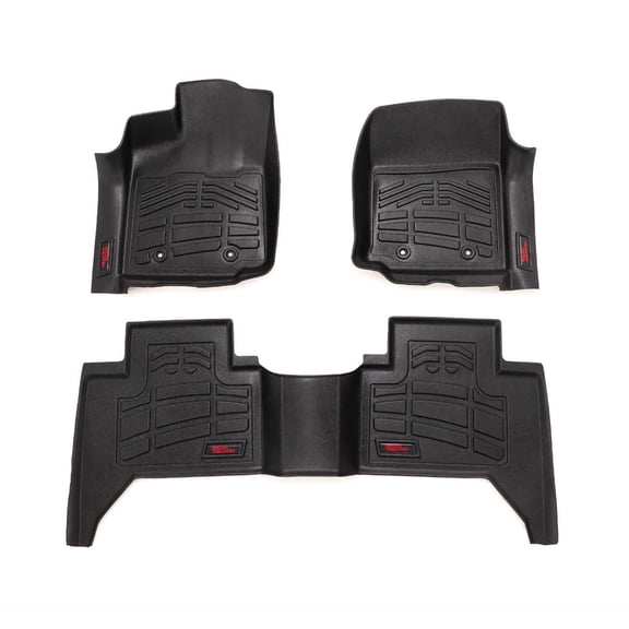 Rough Country Sure-Fit Floor Mats for 2016-2023 Toyota Tacoma - SM71216