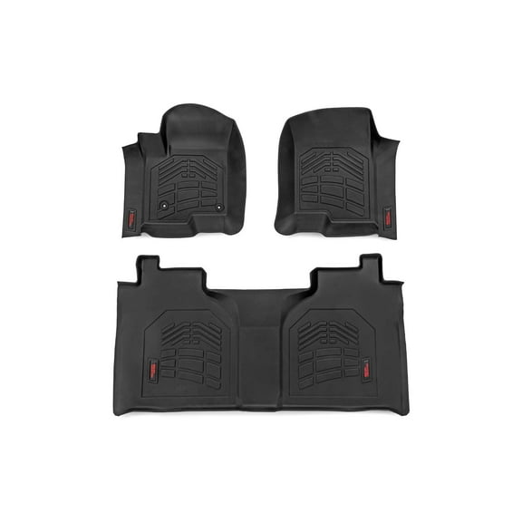 Rough Country Sure-Fit Floor Mats for 2019-2025 Chevy/GMC 1500 - SM21612