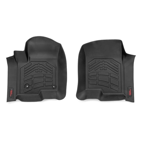 Rough Country Sure-Fit Front Floor Mats for 2019-2026 Chevy/GMC 1500 - SM2161