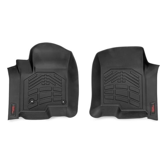 Rough Country Sure-Fit Front Floor Mats for 2019-2026 Chevy/GMC 1500 - SM2161