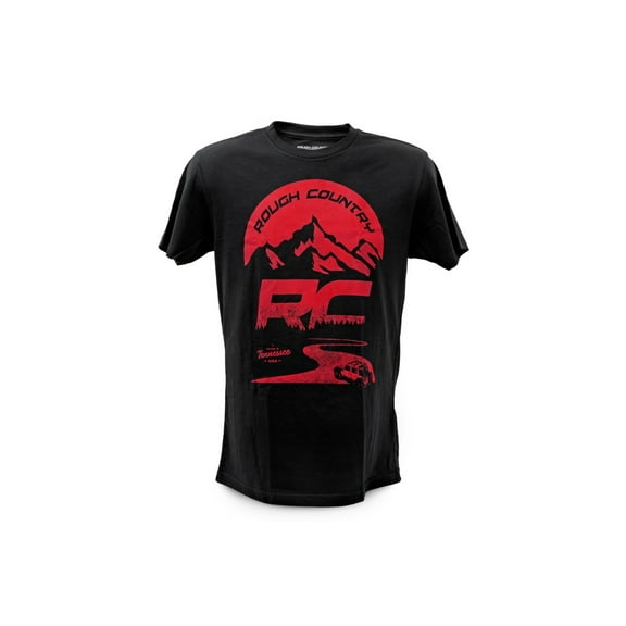 Rough Country T-Shirt | RC Mountains | Black | SM - 84092SM