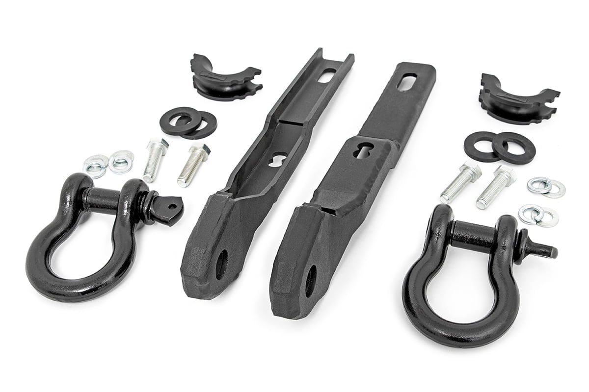 Rough Country Tow Hook Shackle Mount Kit for 20172021 Nissan Titan RS160