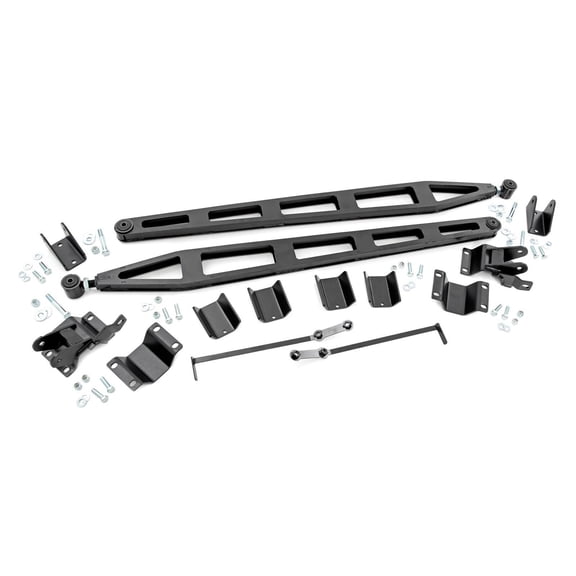 Rough Country Traction Bar Kit (fits) 2003-2013 RAM Truck 2500 4WD w/ 0-5" Lifts Ladder Bar Design 31006
