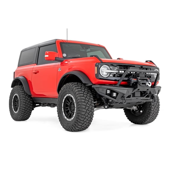 Rough Country Tubular Front Bumper w/Winch Plate for 21-25 Ford Bronco - 51205