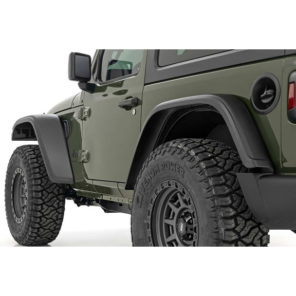 Rough Country WF1 Fender Flares for 2018-2024 Jeep Wrangler JL - A-J01823