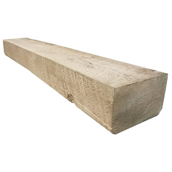 Rough Cut Décor Rough-Hewn Mantel 72 in. x 5 in. Solid Spruce Fireplace Shelf