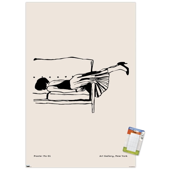Rough Day No 01 Wall Poster, 14.725" x 22.375"