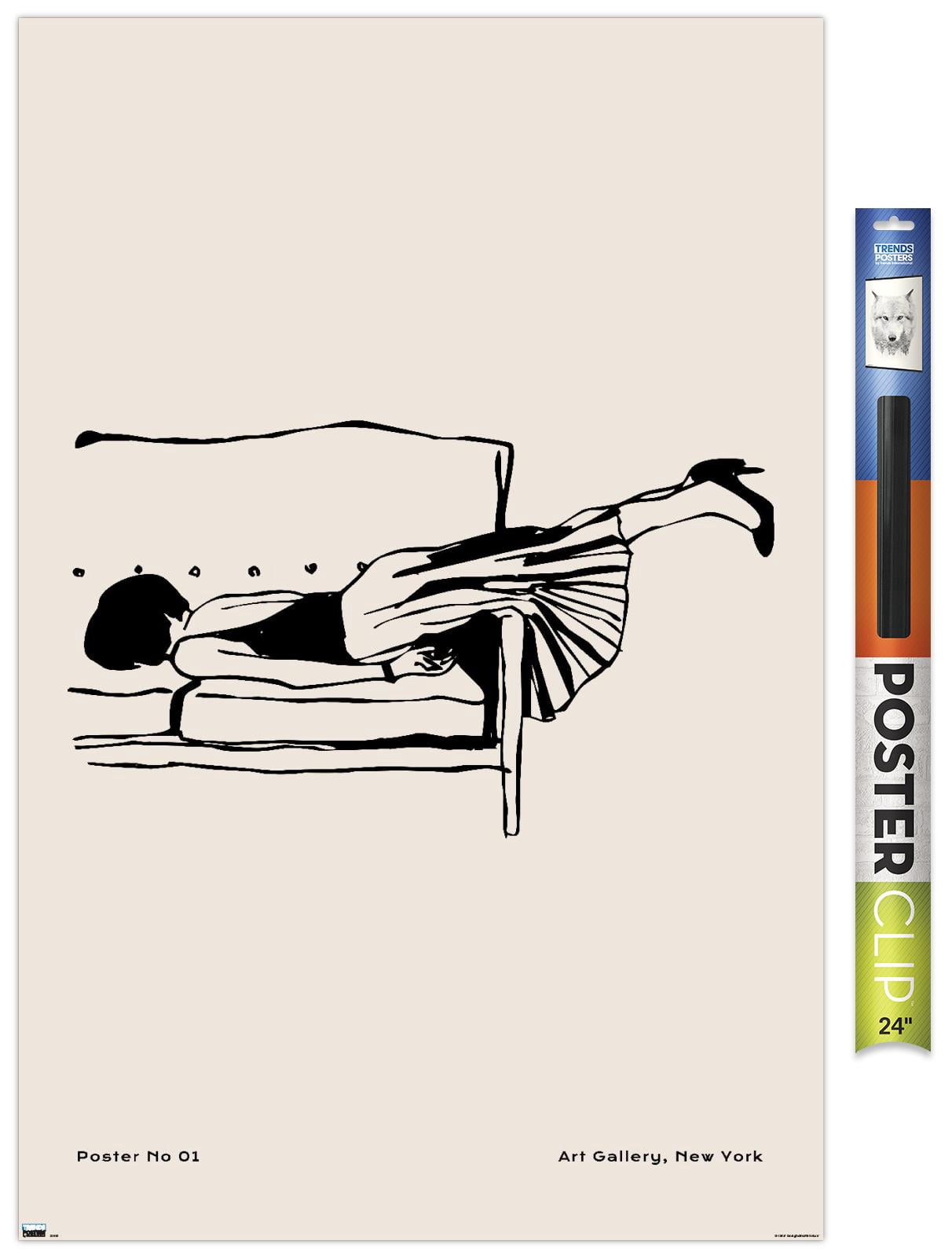 Rough Day No 01 Wall Poster, 22.375" x 34"