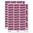 thumbnail image 1 of Rough Draft Double Border Sticker Set - Light Pink - Gloss Finish - 1.5" Small, 1 of 7