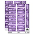 thumbnail image 1 of Rough Draft Double Border Sticker Set - Purple - Gloss Finish - 2.00" Large, 1 of 7