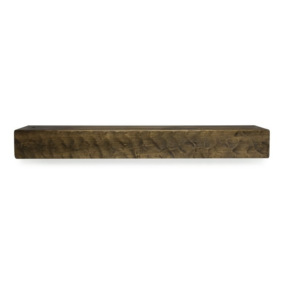 Rough Hewn 36 in. Dark Chocolate Mantel
