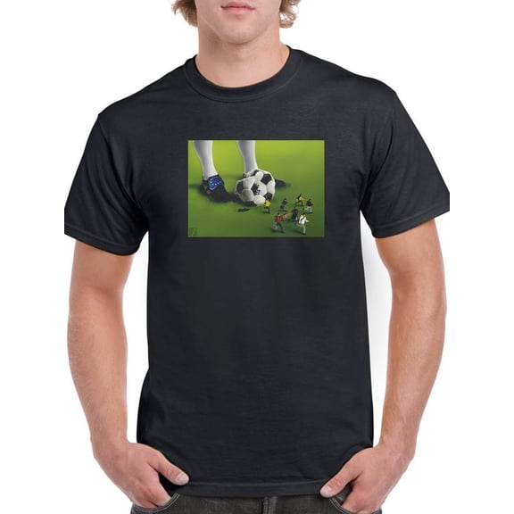 Rough Kicks T-Shirt Men -Saman Torabi Designs, Male 3X-Large