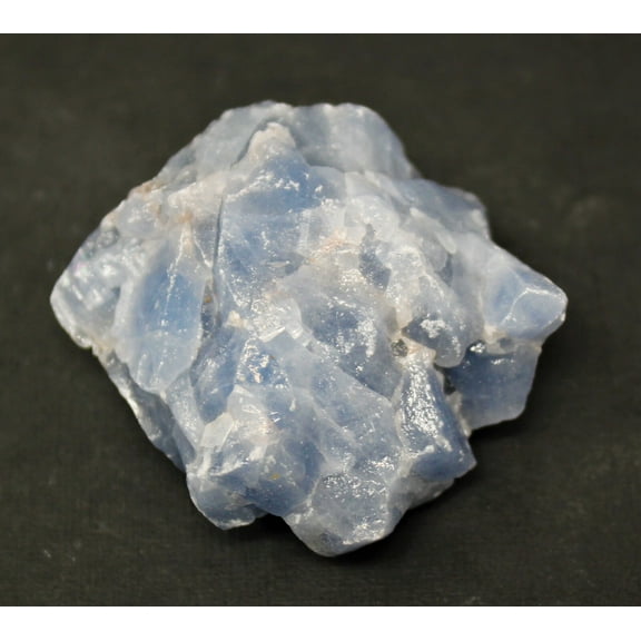 Rough Natural Blue Calcite Crystal: 1 Piece (Gemstone Crystal Healing)