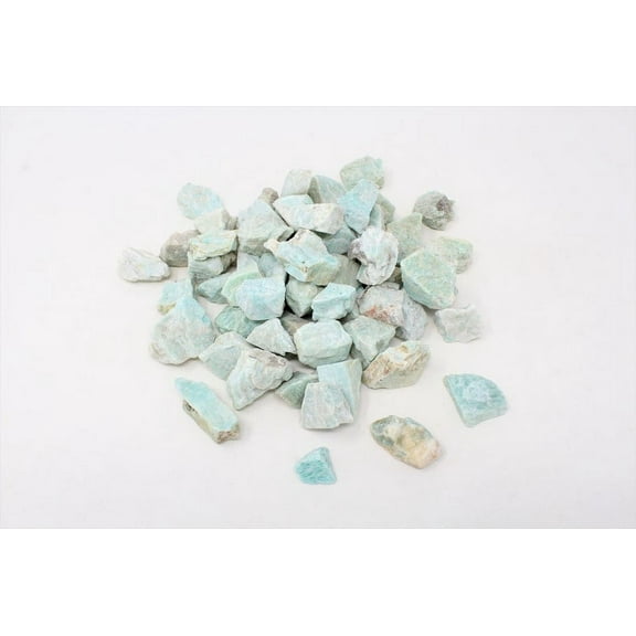 Rough Raw Amazonite Crystals Stones from Madagascar- High Grade A Quality - Healing Crystals - 4 oz, 8 oz, 1 lb, 2 lb, 5 lb Bulk Lot