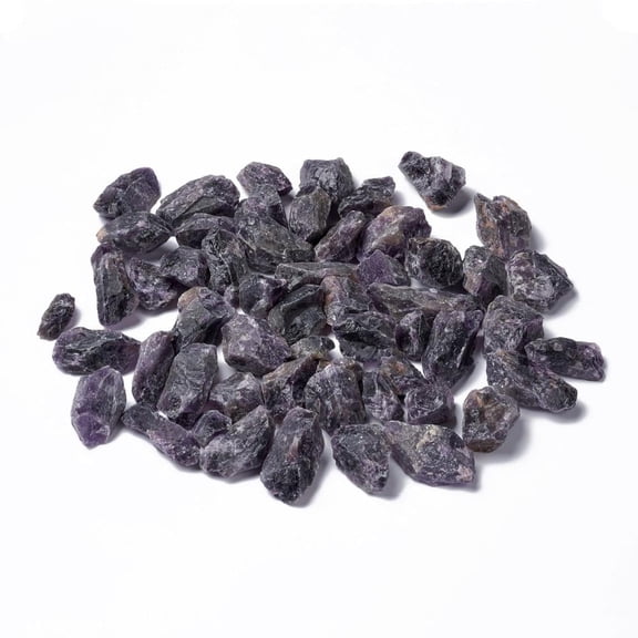 Rough Raw Natural Amethyst Beads for Tumbling Decoration Polishing Wire Wrapping & Reiki Crystal Healing No Hole/Undrilled 30~50x22~28x15~23mm