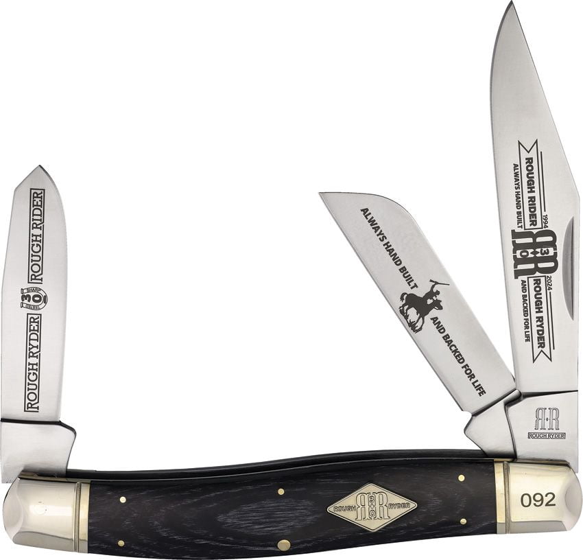 Rough Rider 30th Anniversary 8" Stockman Folding Knife