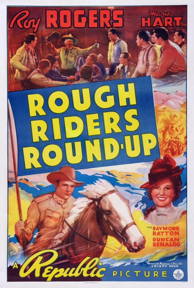 Rough Riders Round-Up Canvas Art - (11 x 17)