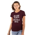 thumbnail image 1 of Rough Roads Beautiful Places Inspired Womens Slim Fit Graphic Tee Brisco Brands X, 1 of 4