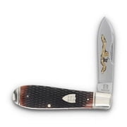 Rough Ryder Knives Rough Ryder 30th Anniversary Teardrop Jack Brown Checkered Bone RR2628