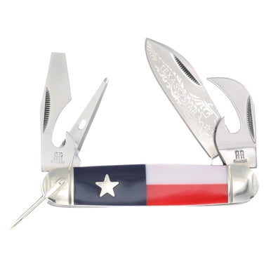Rough Ryder Knives Rough Ryder Texas Star Folding Camp Knife RR2504