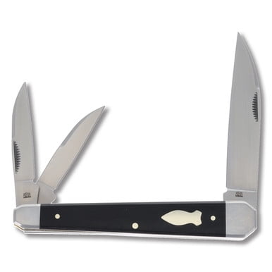 Rough Ryder Knives Rough Ryder Reserve Black Micarta Dude Whittler Folding Knife RRR022
