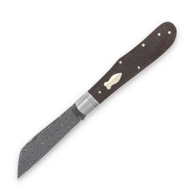 Rough Ryder Knives Rough Ryder Reserve Humpback Jack Folding Knife Damascus Blade RRR024D