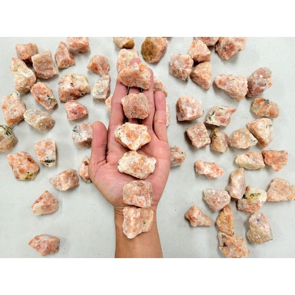 Rough Sunstone Crystals Bulk Rocks Minerals From India for Tumbling & Healing