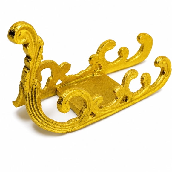Rough Surface Sleigh Metal Egg Stand