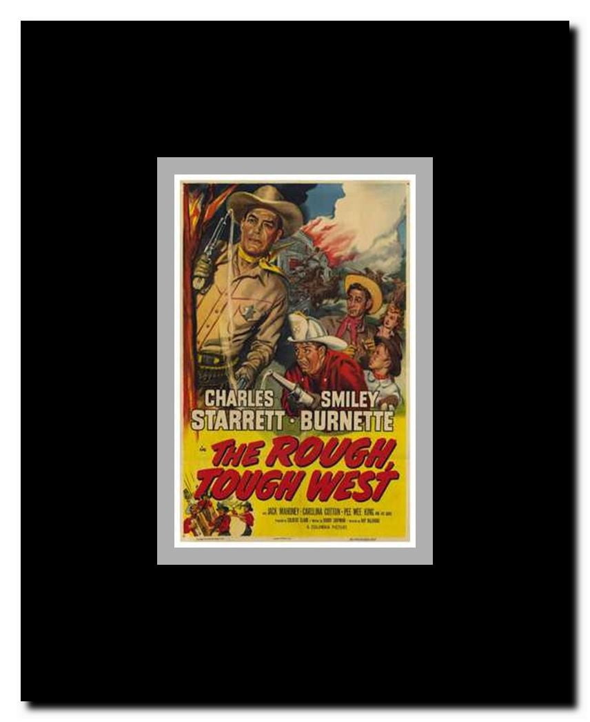 Rough Tough West Framed Movie Poster