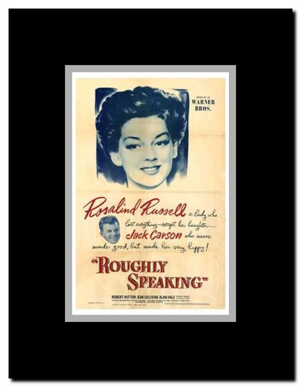 Roughly Speaking Framed Movie Poster