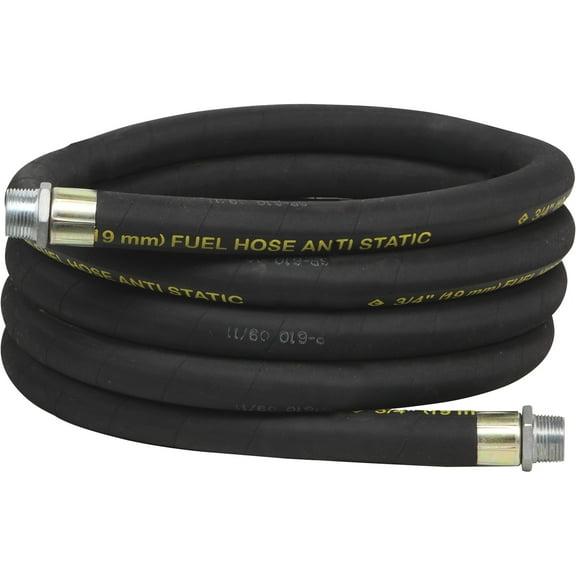 Roughneck Antistatic Grounded Fuel Hose, 1in. x 14ft.